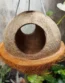 Bird house, Natural Coconut shell bird nest Handmade,