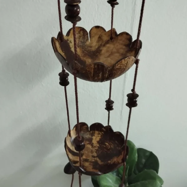 Handicraft Coconut Shell Hanging Planter Pots