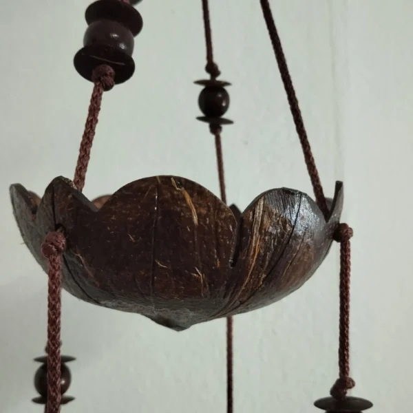 Handicraft Coconut Shell Hanging Planter Pots