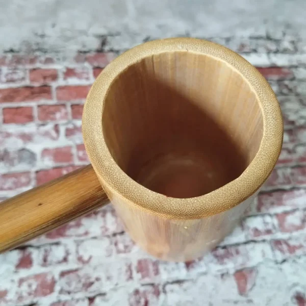 Wooden Ladle Water Ladle Bamboo Tea Ladle Bath Ladle Dipper Water Scoop Shampoo Ladle Cup Bath Spoon