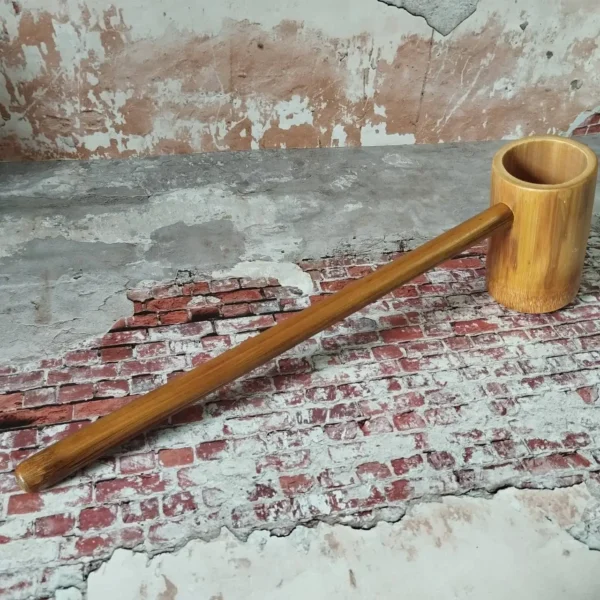 Wooden Ladle Water Ladle Bamboo Tea Ladle Bath Ladle Dipper Water Scoop Shampoo Ladle Cup Bath Spoon