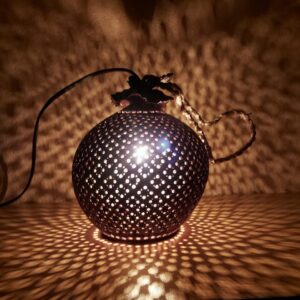 Coconut shell hanging lamp