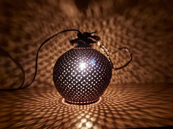 Coconut shell hanging lamp