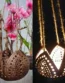 Medium Size Multifunctions Handicraft Coconut Shell Hanging Planter Pots